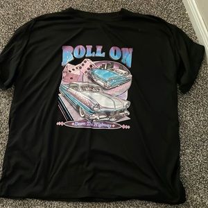 Black Roll on T shirt